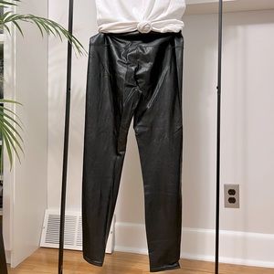 Aritzia (p)leather leggings